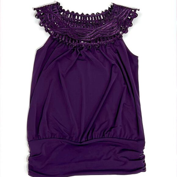 Perseption Concepts Plum Dress Shirt - Picture 1 of 6